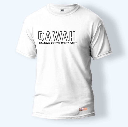 Dawah Calling to the Right Path | Round Neck T-Shirt for Men