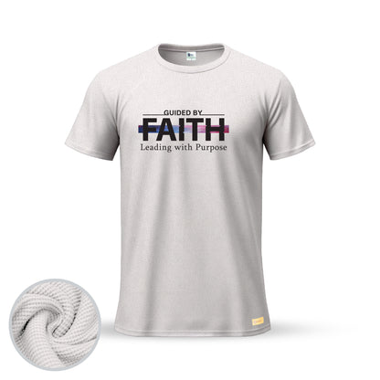 Guided By Faith Leading with Purpose  | Thermal Round Neck T-Shirt for Men
