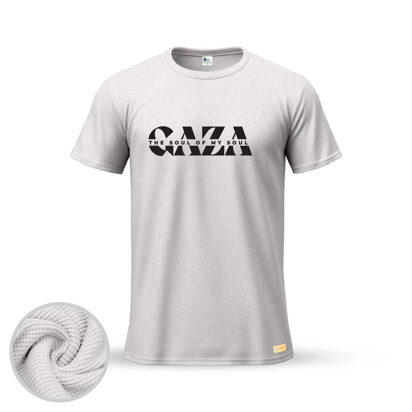 Gaza The Soul Of My Soul | Thermal Round Neck T-Shirt for Men