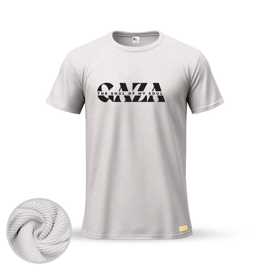 Gaza The Soul Of My Soul | Thermal Round Neck T-Shirt for Men