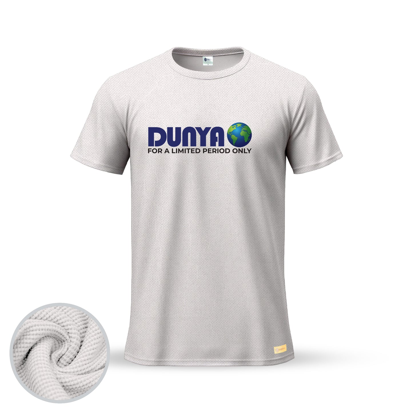 Dunya For A Limited Period Only  | Thermal Round Neck T-Shirt for Men