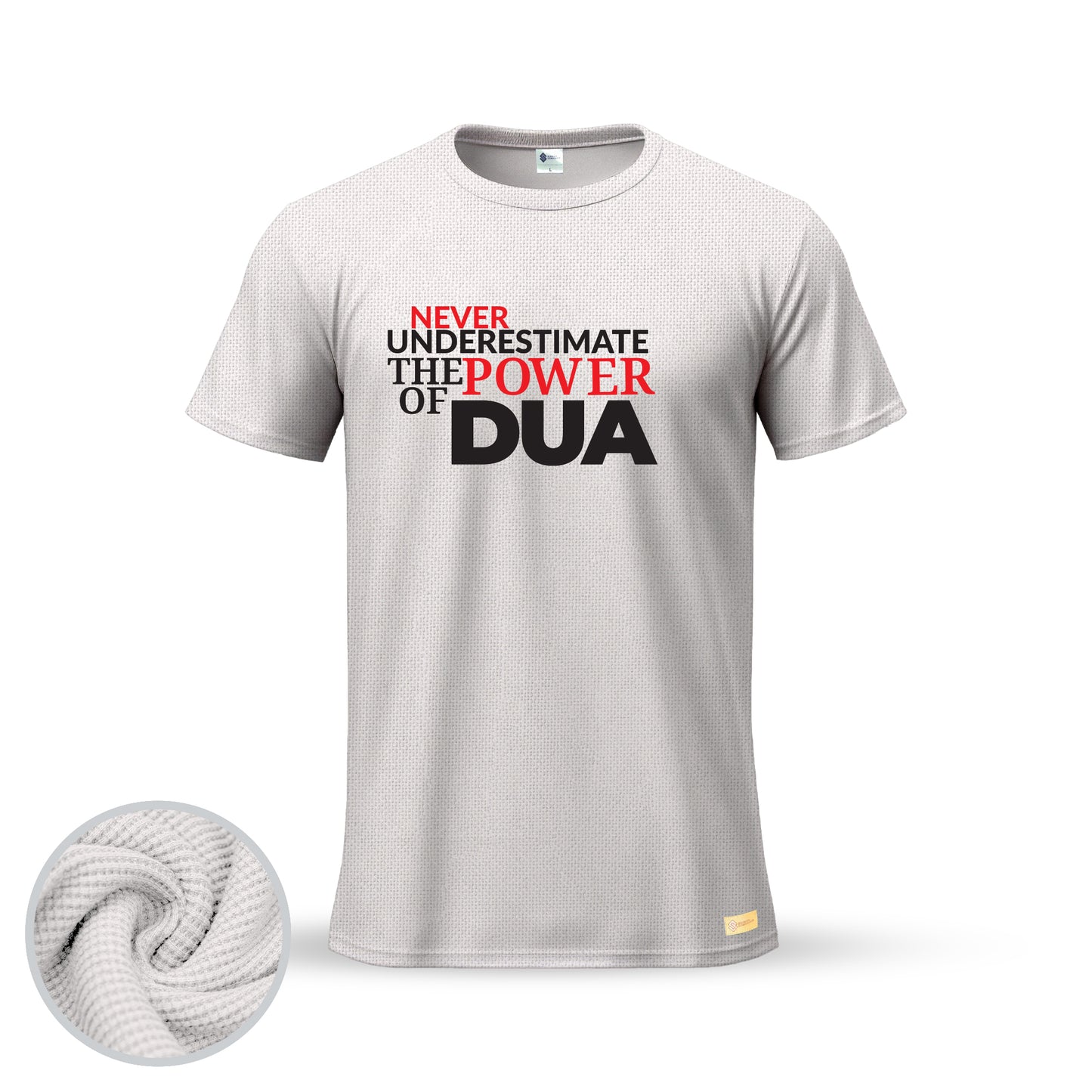 Never Underestimate The Power Of Dua | Thermal Round Neck T-Shirt for Men