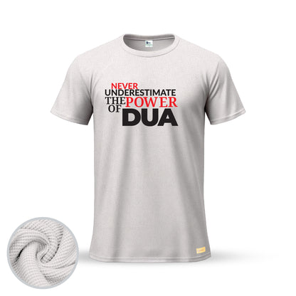 Never Underestimate The Power Of Dua | Thermal Round Neck T-Shirt for Men